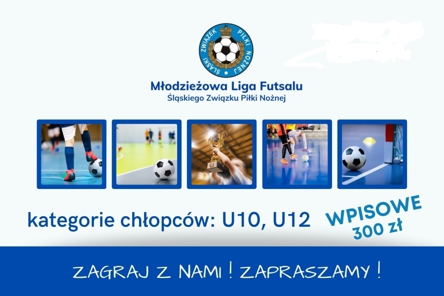 Zapraszamy do udziału w kolejnej edycji rozgrywek Młodzieżowej Ligi Futsalu.